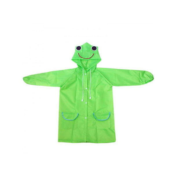 Girl Baby Kid Waterproof Butterfly Hooded Coat Jacket Outwear Raincoat 